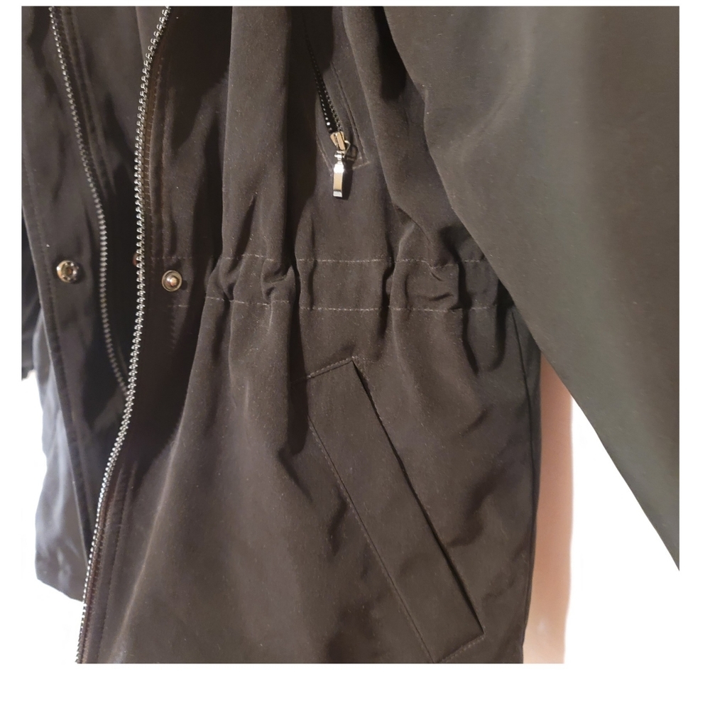 Nautica Womens Size Small Black Full Zip Hooded Warm Winter Coat - Picture 5 of 6